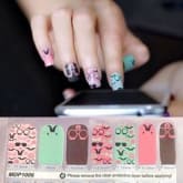 SayHelloToBunny PREMIUM Nail Sticker - Harga Reseller