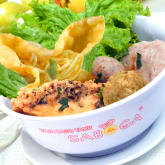 Voucher Paket 4 Main Course dan 4 Lemon Tea Raja Baso Tahu Saboga Cabang Central Park from Lakupon