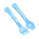Amango Baby Spoon Fork Safety Infant Children Utensils Flatware Feeding Spoon 1Set