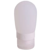 Hanyu 60ml Round Silicone Travel Packing Bottle for Lotion Shampoo Refill Bottle White