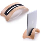 BookArc mod for MacBook Wood Desktop Stand for MacBook Pro 13 inch (Beige)