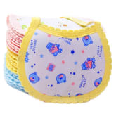 Buytra Baby Bib Cartoon Cotton Newborn Gifts 3pcs (Yellow)