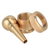 Oem OEM 1.9cm ID Universal Straight Fountain Spray Golden Tone