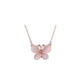 Zuncle ZUNCLE Opal Butterfly Diamond Pendant (Pink)