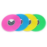 Generic Silicone Classic Music Record Style Coasters Set of 4 Cup Glass Retro
