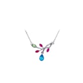 Zuncle ZUNCLE Personalized Branch Leaf Pendant (Multicolor)