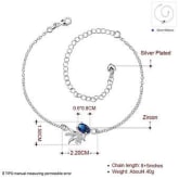 Zuncle ZUNCLE New Design Delicate Handmade Silver Plated Anklet