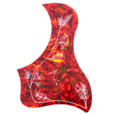 Oem OEM Guitar Hummingbird Pattern Plate (Red)
