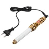 Oem Professional Salon Tapered Spiral Leopard Hair Hot Curler Iron Curling Ceramic Wave Wand