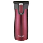 Contigo AUTOSEAL West Loop Stainless Steel Travel Mug with Easy-Clean Lid, 16-Ounce, Watermelon