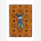 Mcm MCM Rabbit Passport Wallet Coated Canvas Cowhide (Cognac)