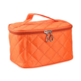 Oem Square Fold Cosmetic Makeup Zipper Bag Washing Tool Gargle Storage Organizer Bag(Orange)
