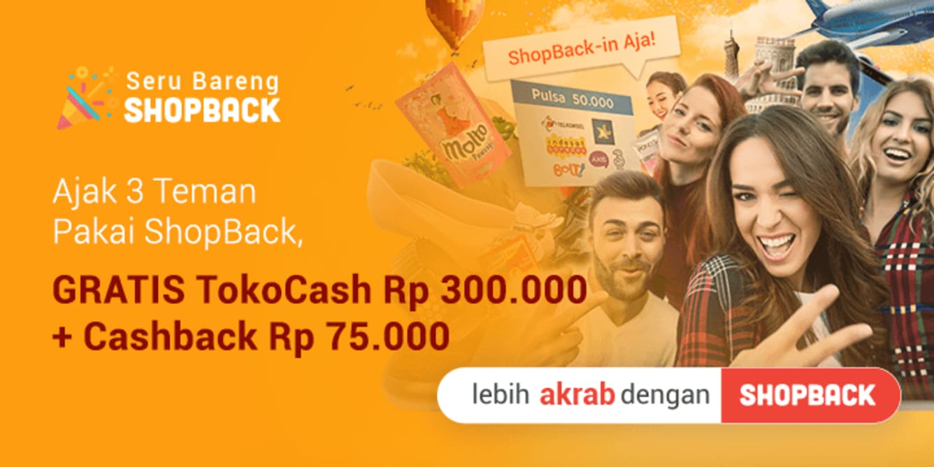 Harga Promo, Voucher Diskon, Cashback Belanja Online 